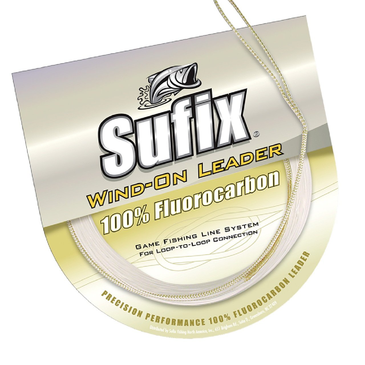 Sufix Wind-On 100% Clear Fluorocarbon Leader - 50lb - 11 yds