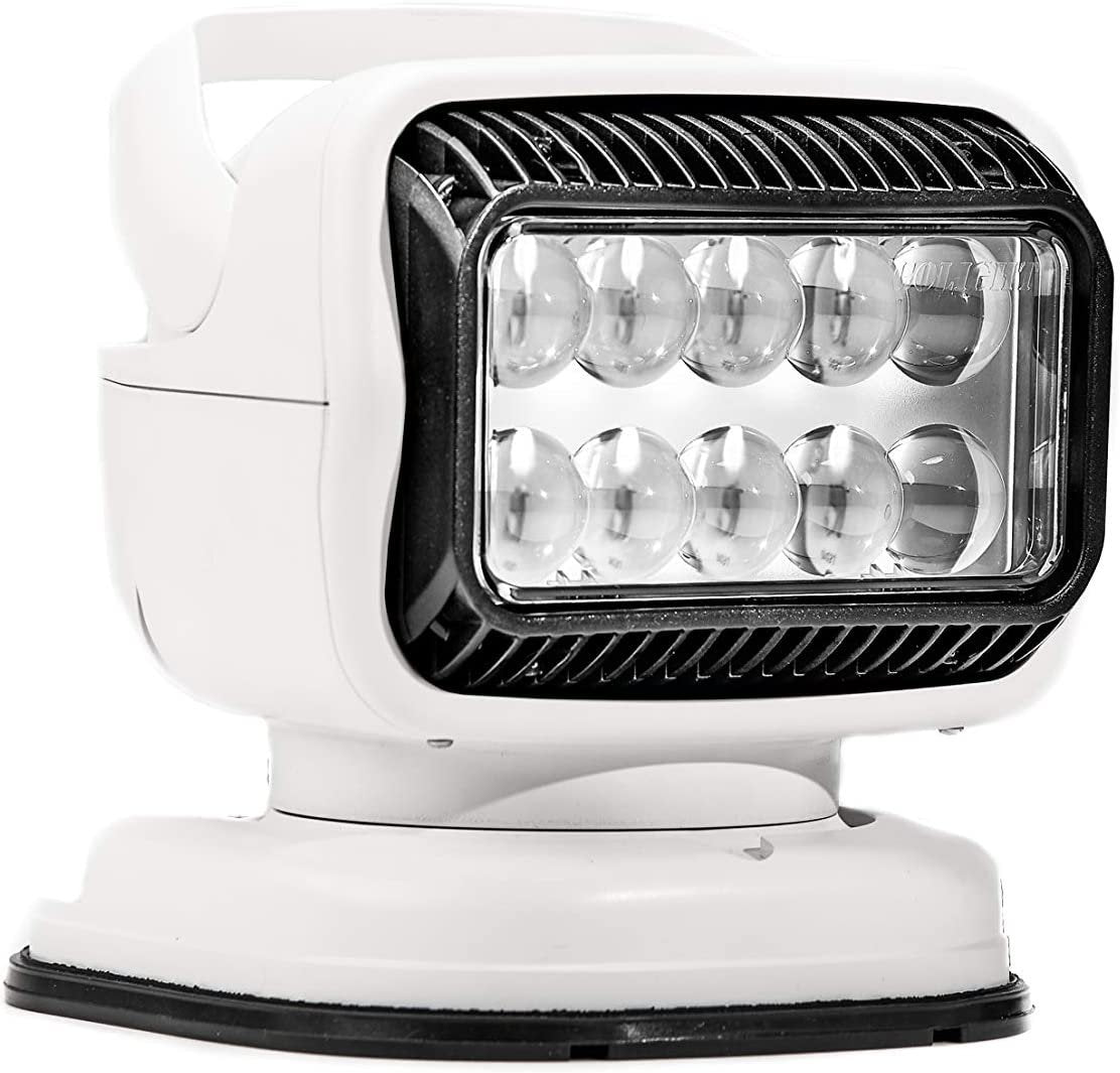 Golight 79014GT Radioray Led Wireless Handheld Remote Magnetic Mount Shoe-White