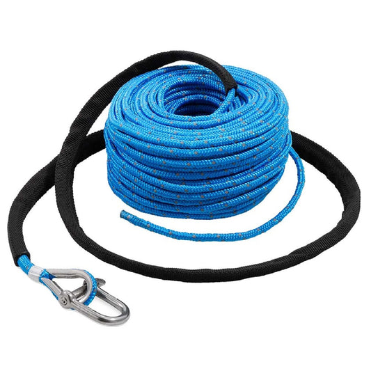 TRAC Outdoors Anchor Rope - 3/16" x 100' w/SS Shackle
