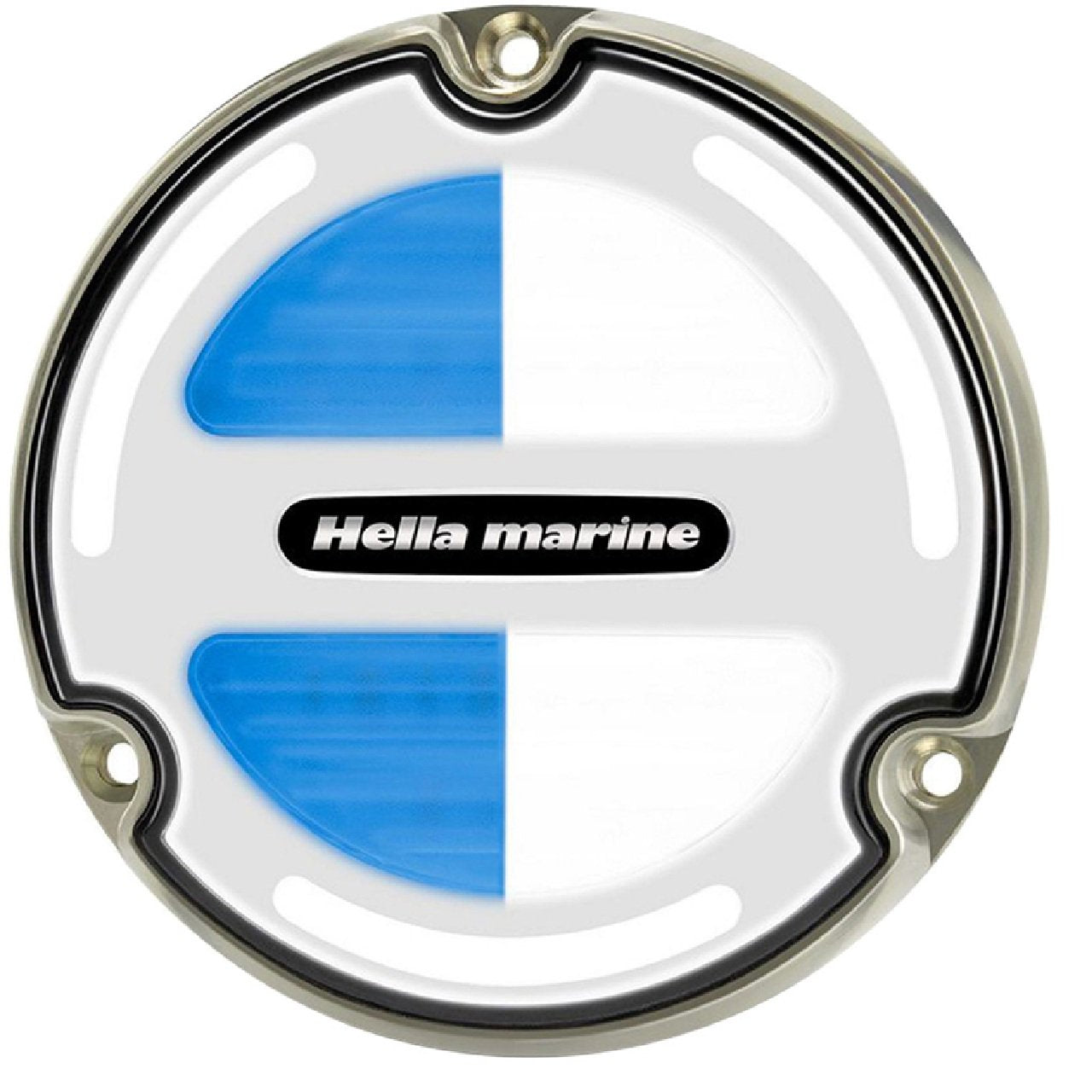 Hella Marine Apelo A3 White/Blue Underwater Boat Light - Bronze - White Lens