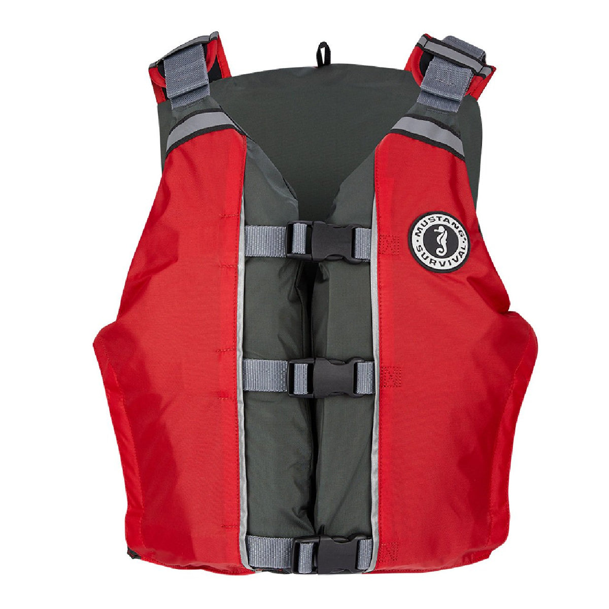 Mustang APF Foam PFD Vest - Universal - Red/Grey