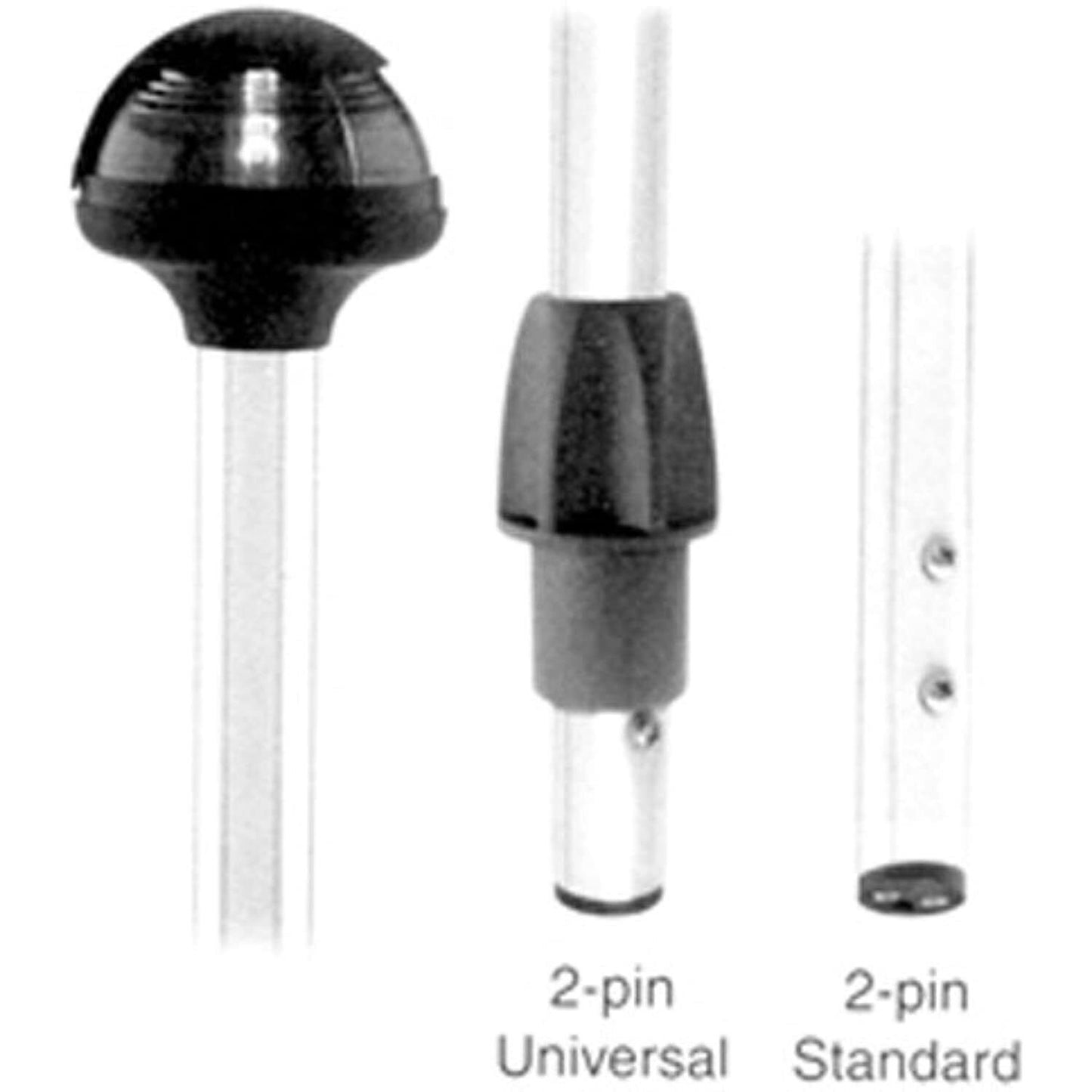 Attwood Boat Navigation Light PULSAR BICOLOR 14" Straight