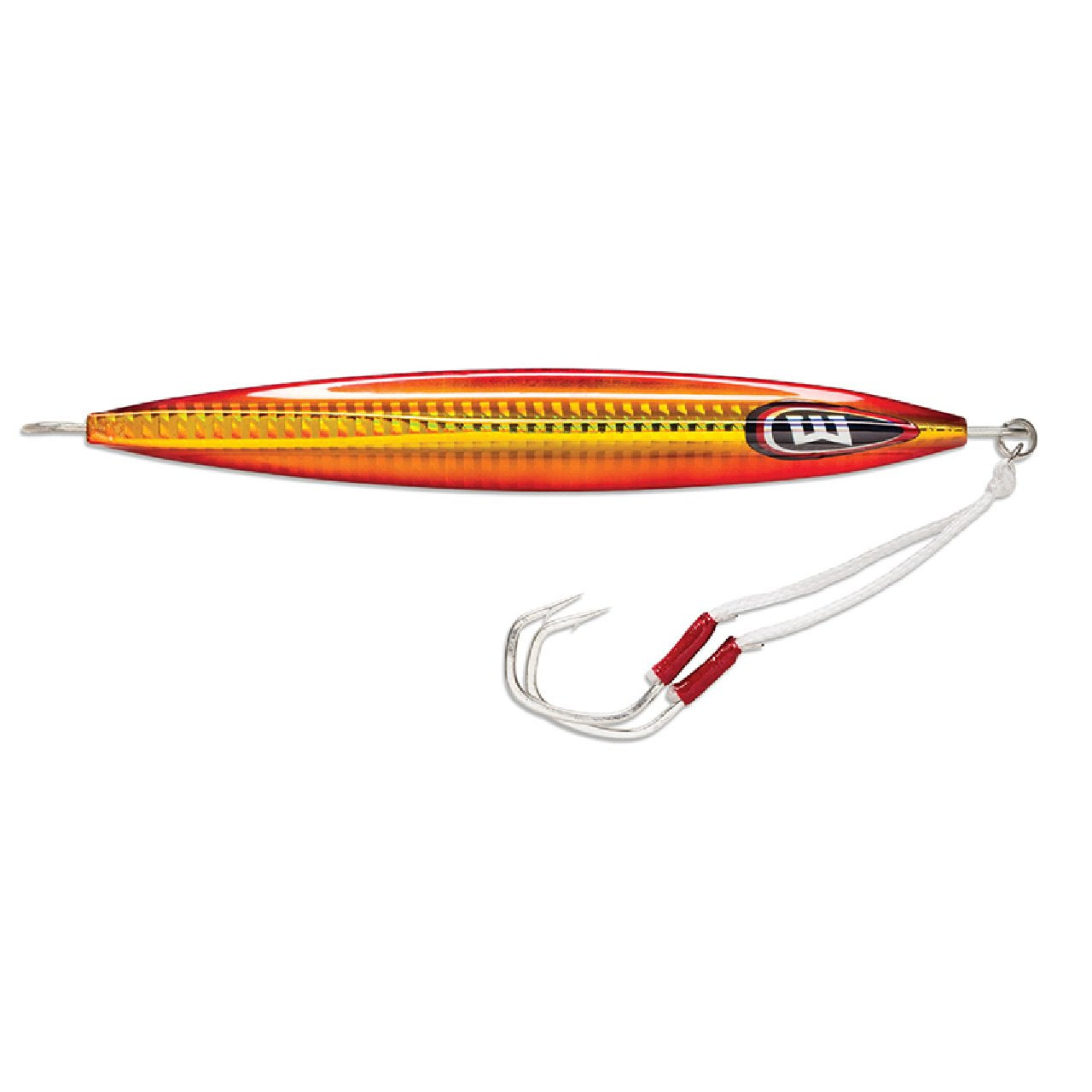Williamson Kensaki 220 Jig -6.75" - 7-3/4oz Fishing Lure -Hot Sauce