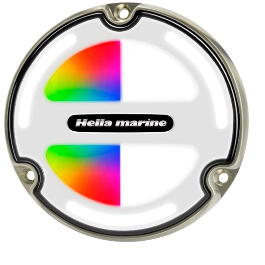 Hella Marine Apelo A3 RGBW Underwater Boat Light - Bronze - White Lens