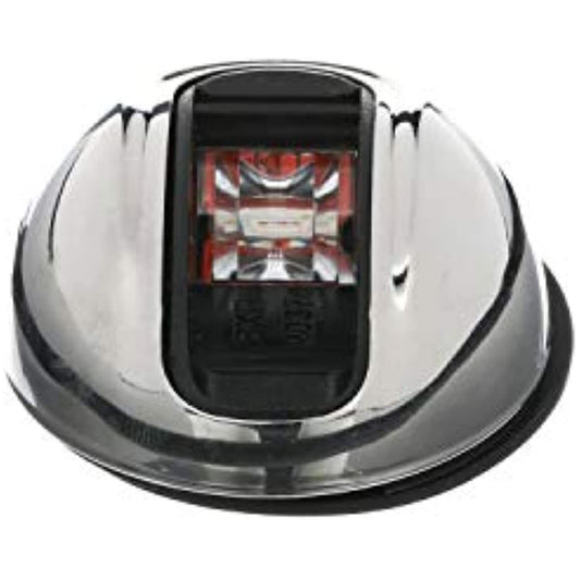 Attwood LightArmor Vertical Surface Mount Navigation Light - Oval - Port (red) -