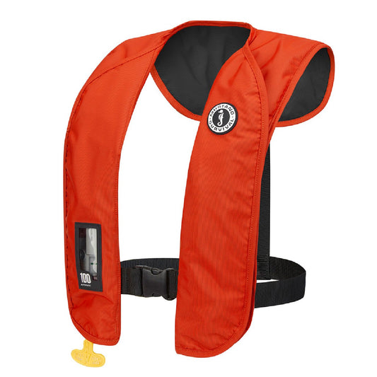 Mustang MIT 100 Inflatable PFD - Orange/Black