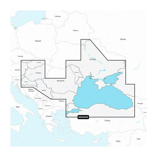Garmin NAVIONICS+™ BLACK SEA & AZOV SEA 010-C1258-20 Marine Cartography;