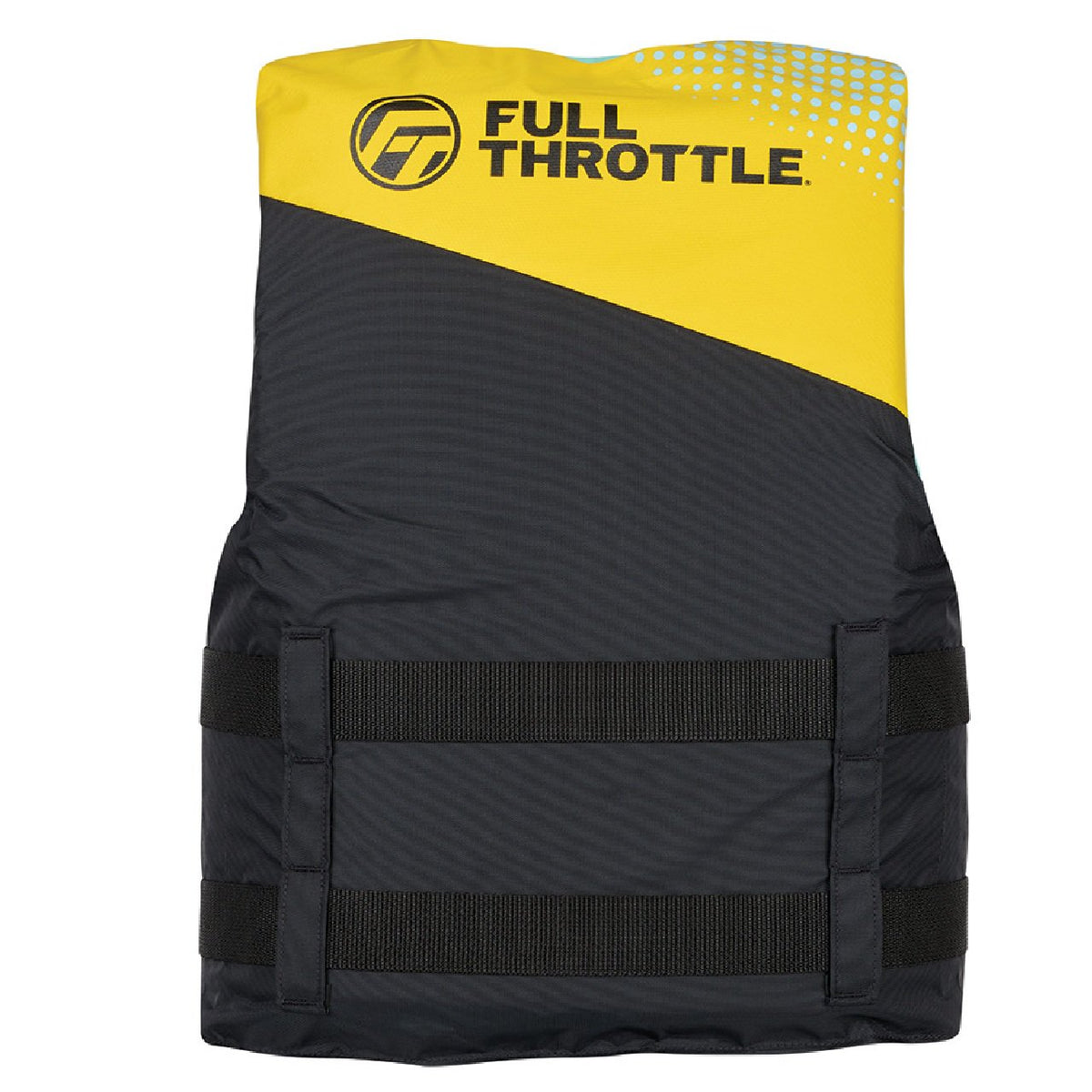 Full Throttle Teen Nylon Life Jacket - Yellow/Black
