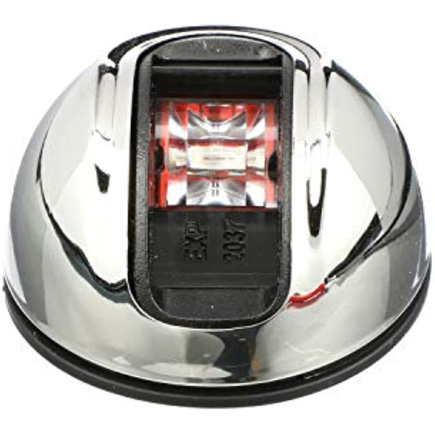 Attwood LightArmor Vertical Surface Mount Navigation Light - Oval - Port (red) -