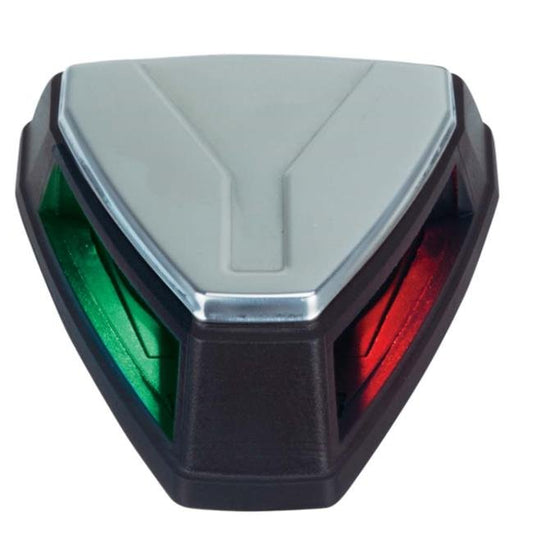 Perko 0655001BLS 12V LED Bi-Color Navigation Light for Boat, Black & Stainless Steel