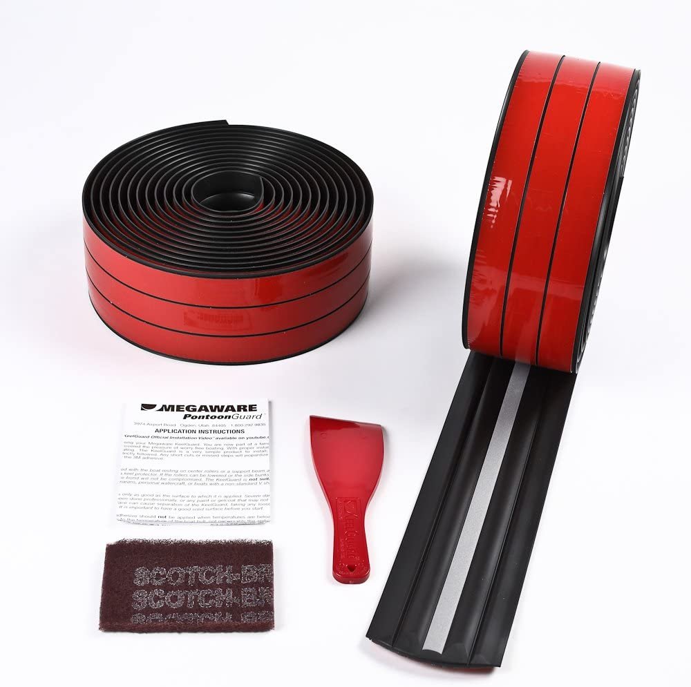 Megaware PontoonGuard® - 32' Kit - (2) 16' Guards f/Pontoon Up To 21' - Black
