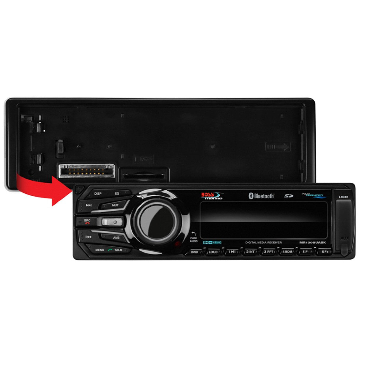 Boss Audio Boat Digital Media Receiver w/USB & SD Memory Card Ports