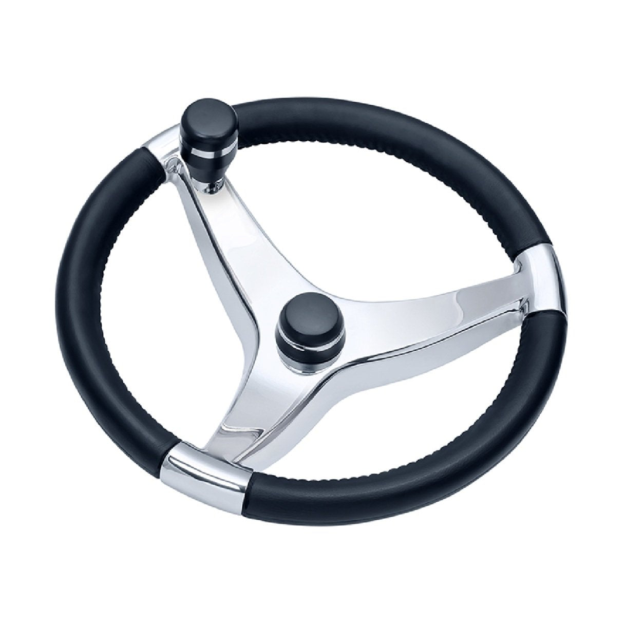 Schmitt Evo Pro 316 Cast SS Boat Steering Wheel w/Control Knob - 15.5"