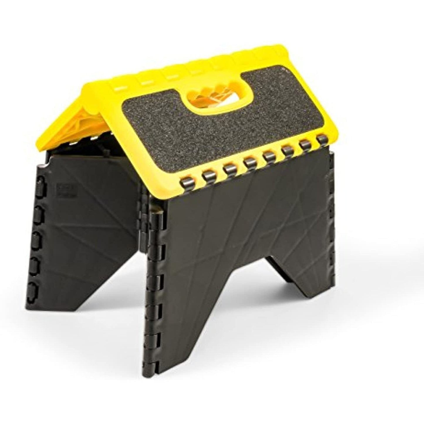 Camco 43637 Non Skid RV Folding Step Stool - Yellow/Black