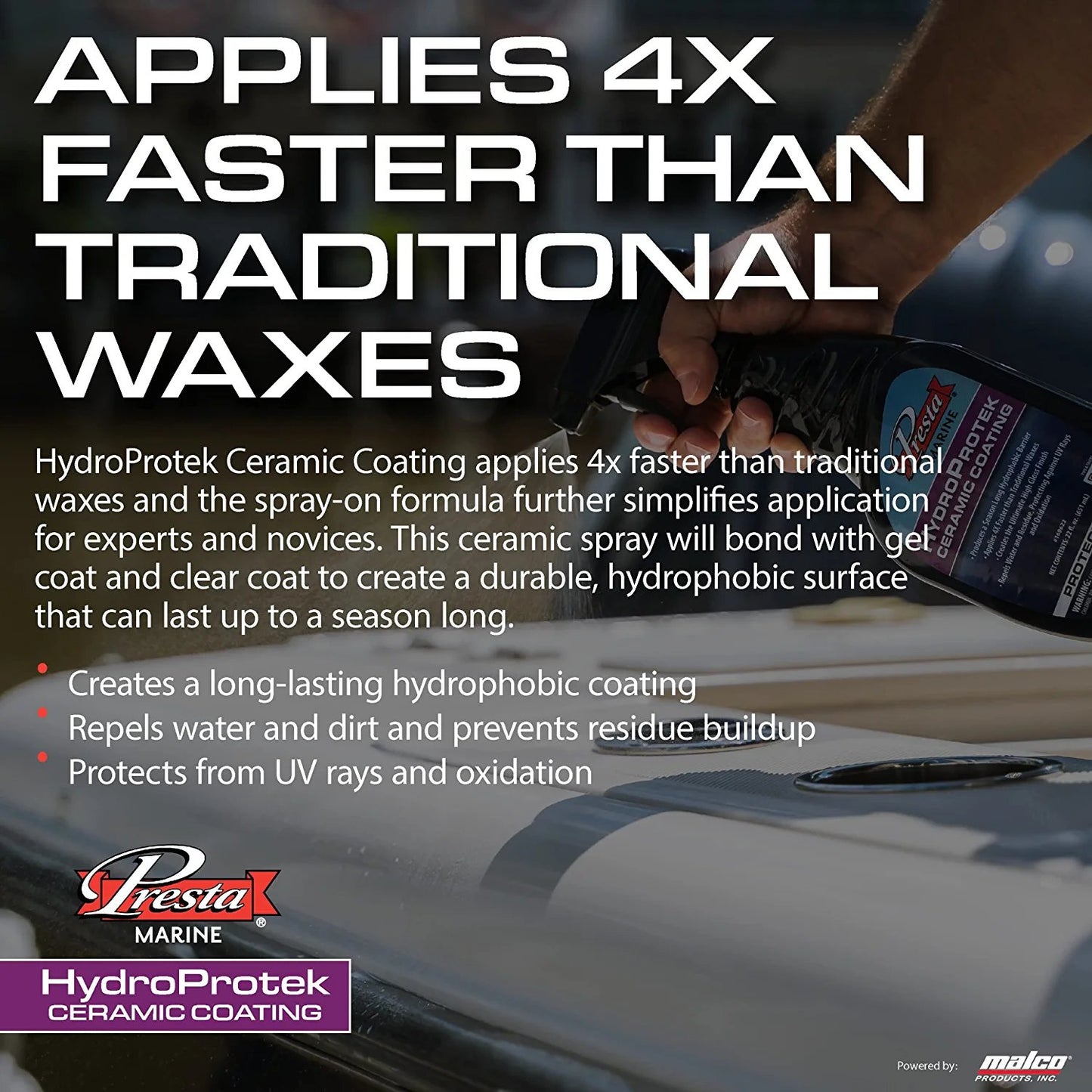 Presta HydroProtek Ceramic Coating - Protectant for Boats & RVs / High Gloss