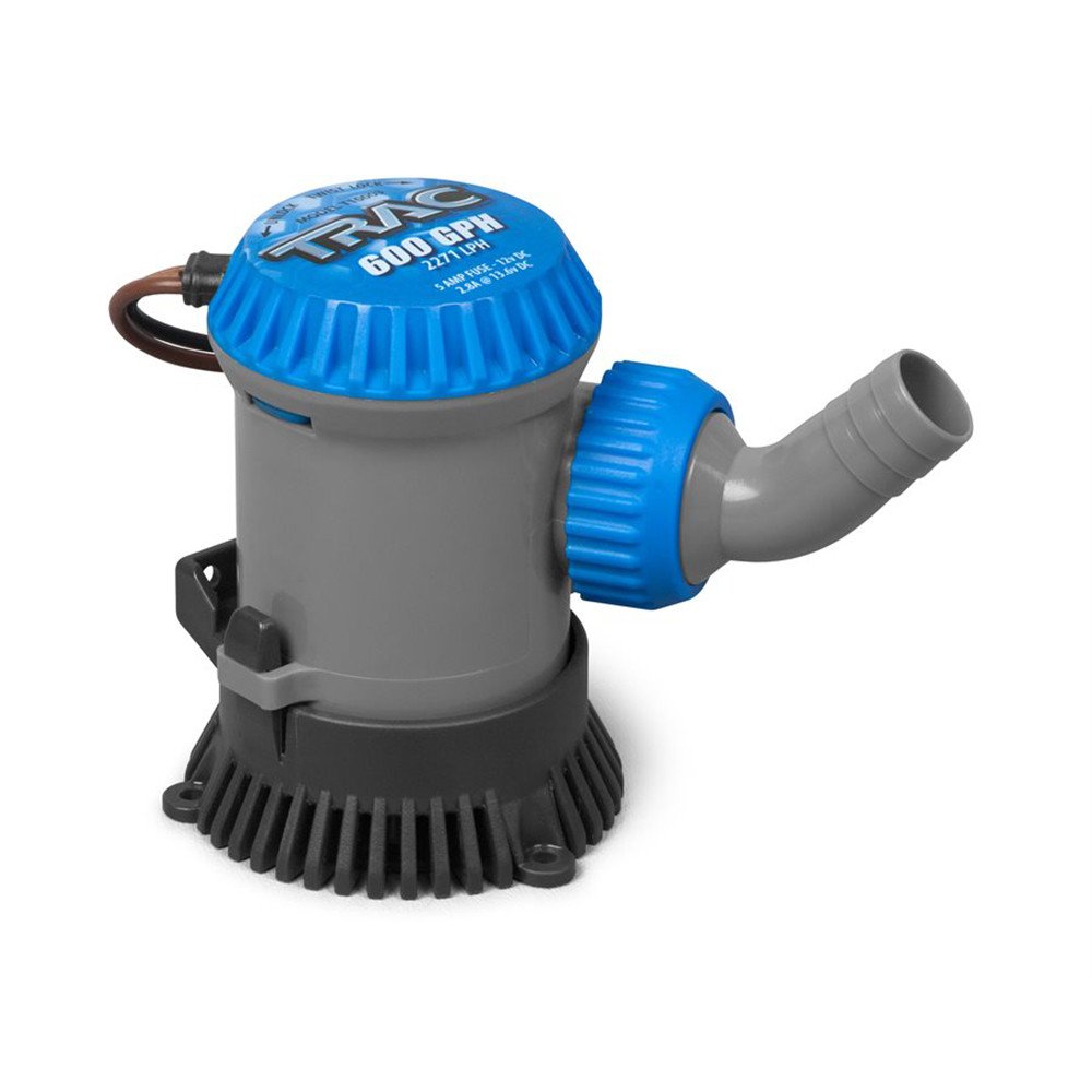 TRAC Outdoors Bilge Pump - 600 GPH - Non-Automatic - 3/4" Outlet