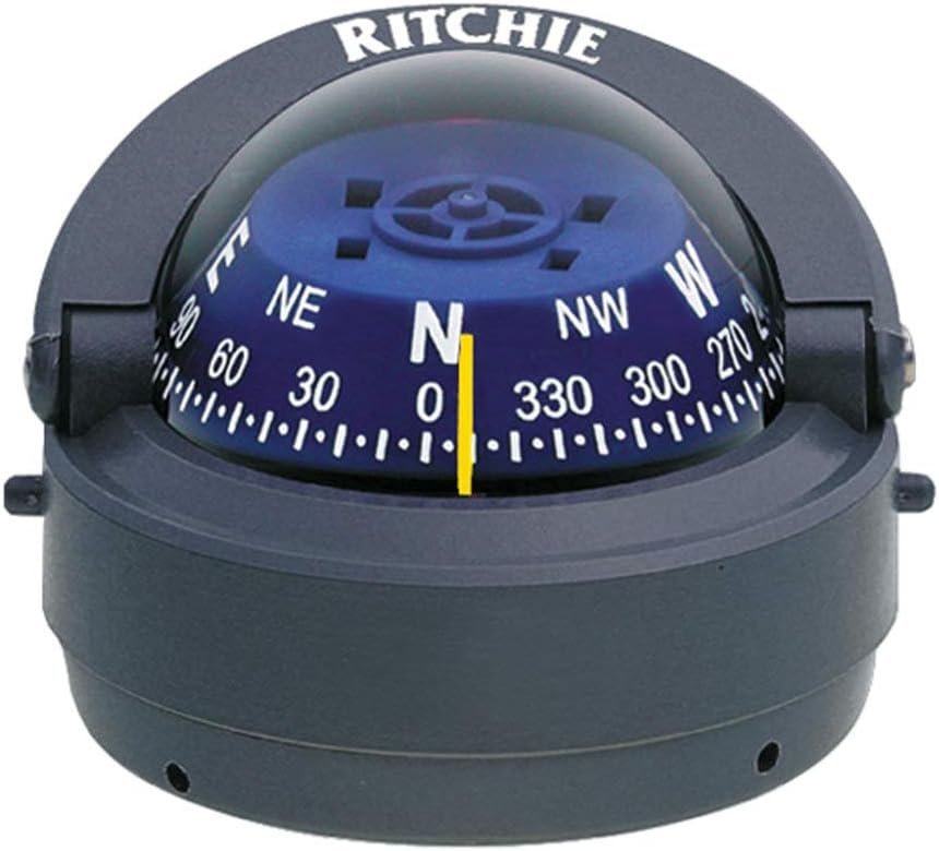 Ritchie Boat Compass S-53G Explorer Compass - Surface Mount - Gray