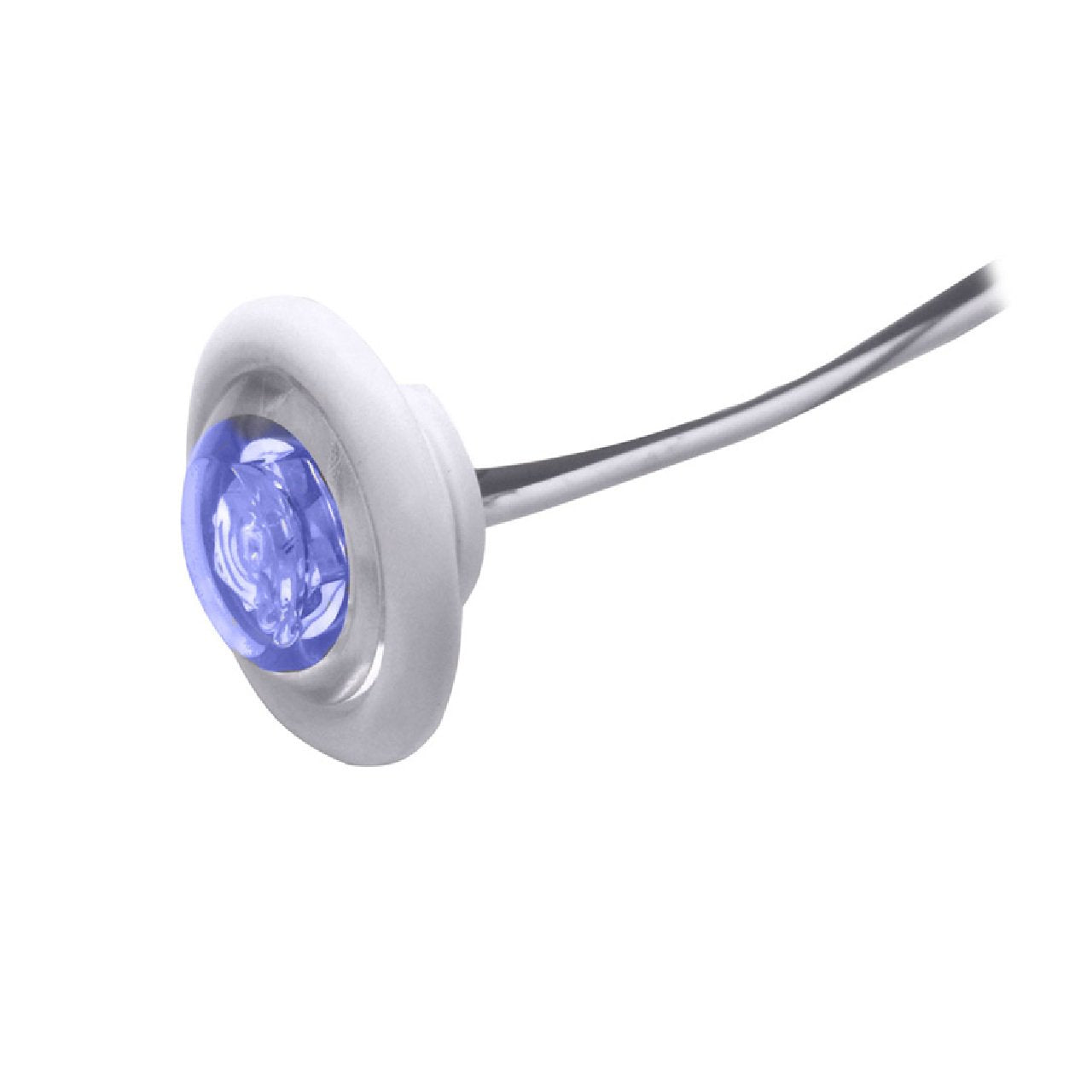 Innovative Lighting LED Fishing Livewell Light "The Shortie" Blue LED w/ White Grommet