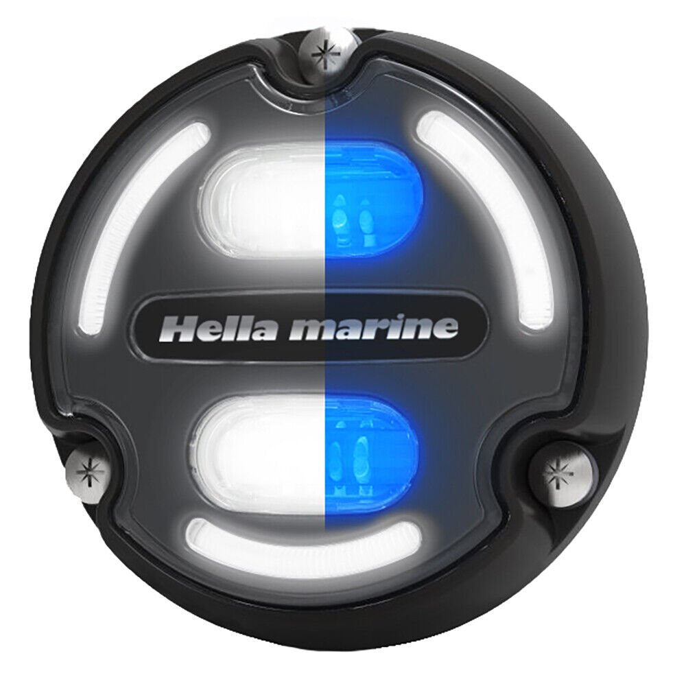 Hella Marine  Apelo A2 Blue White Underwater Light - Black