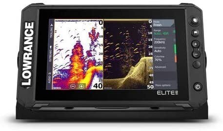 Lowrance Elite FS 9 Fish Finder (No Transducer) with Preloaded C-MAP Contour+