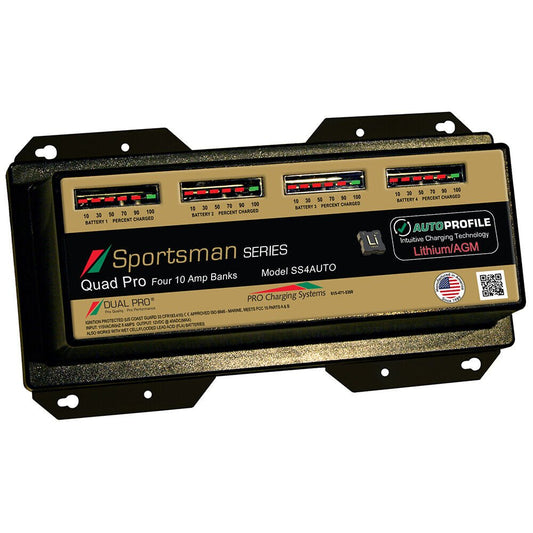 Dual Pro SS4AUTO Ss4 Auto 10a - 4-bank Lithium/agm Battery Charger