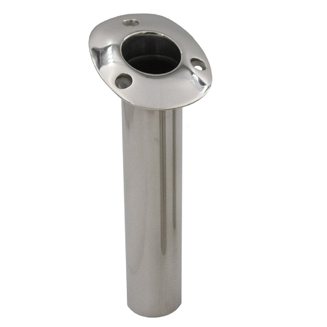 C.E. Smith Flush Mount Fishing Rod Holder - 30 Degree - Black Liner - No Logo