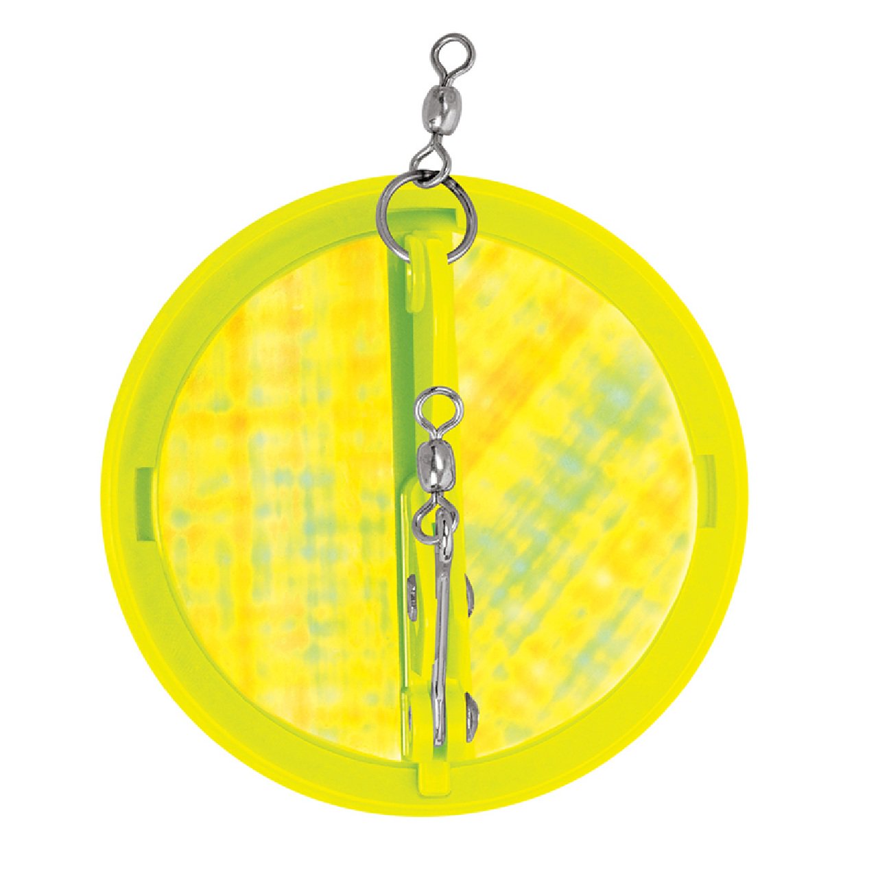Luhr-Jensen 3-1/4" Dipsy Diver - Chartreuse/Silver Bottom Moon Jelly