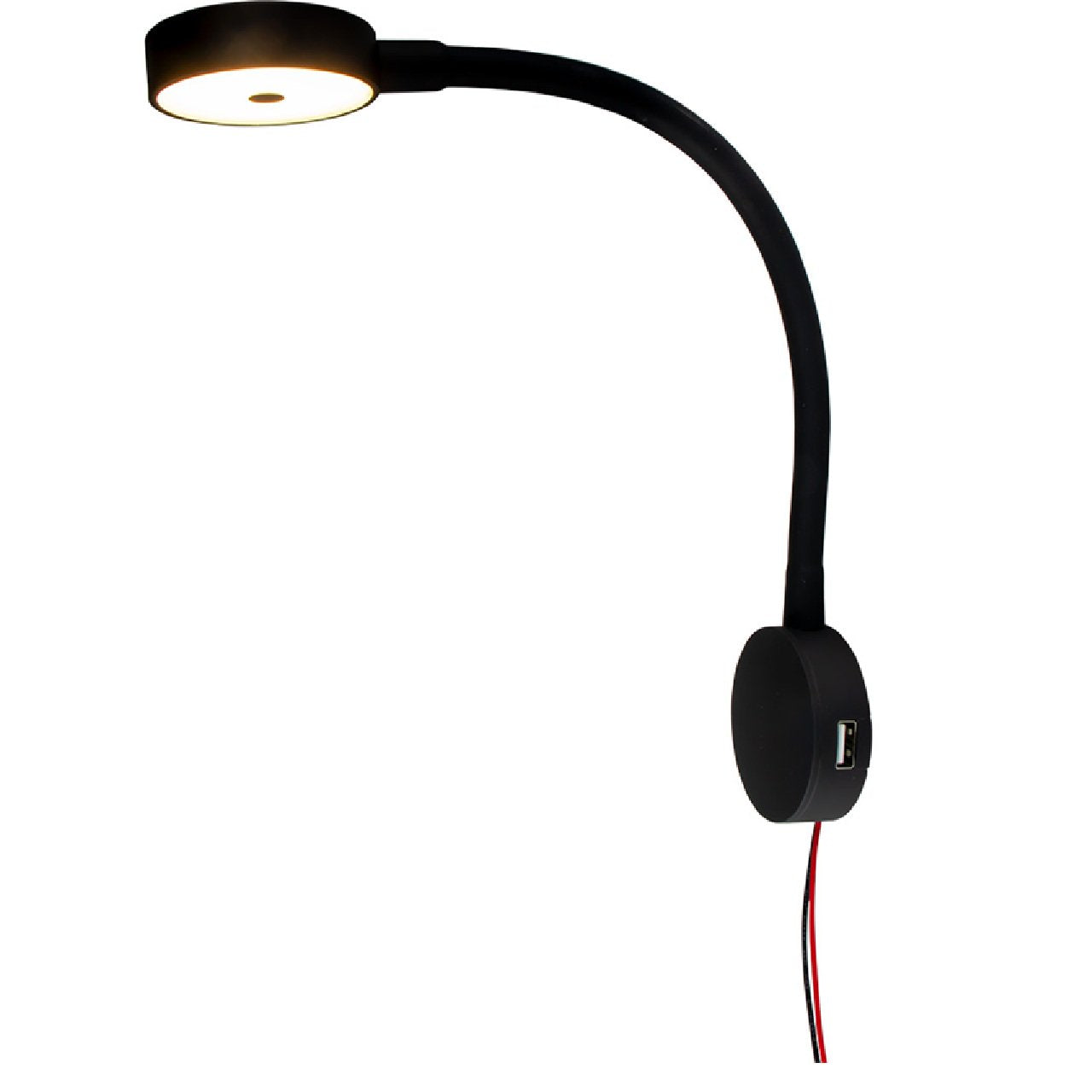 Sea-Dog LED Flex Neck Day/Night Boat Light w/USB Socket - Red & White Light
