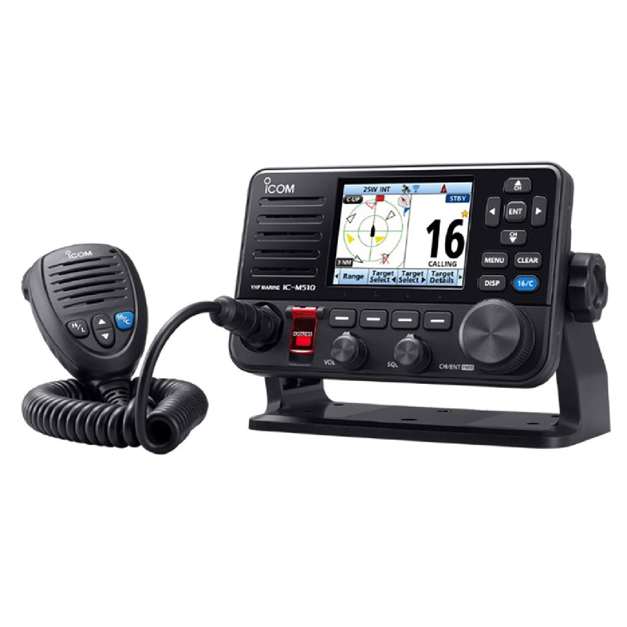 Icom M510 EVO Marine VHF Radio with NMEA 2000 -Black