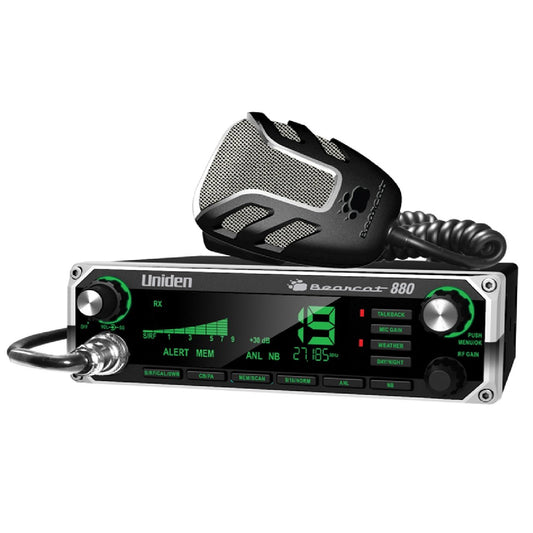 Uniden Bearcat 880 CB Radio with 7 Color Display Backlighting