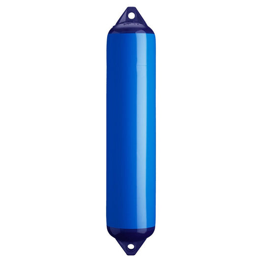 Polyform F-4 Twin Eye Boat Fender 8.5" x 40.5" - Blue