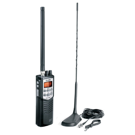 Uniden PRO501TK Handheld CB Radio with High Gain Magnetic Mount Antenna