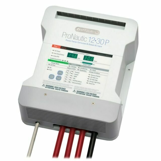 ProMariner ProNautic 1230P 30 Amp 3 Bank Battery Charger (63130)