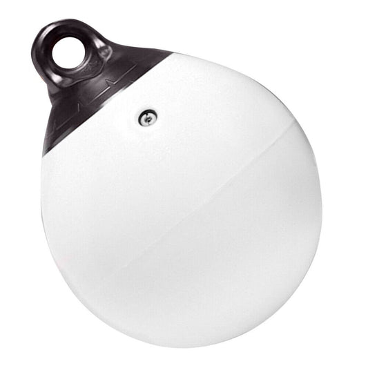Taylor Made 12" Tuff End™ Inflatable Vinyl Buoy  fender- White