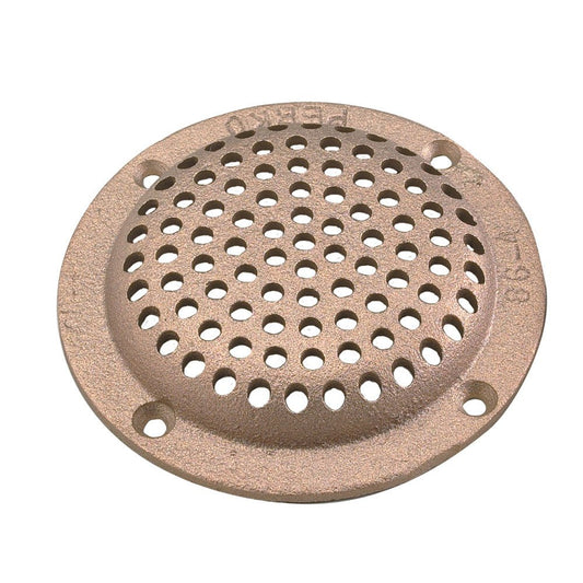 Perko 4" Boat Thu-Hull Round Bronze Strainer MADE IN THE USA
