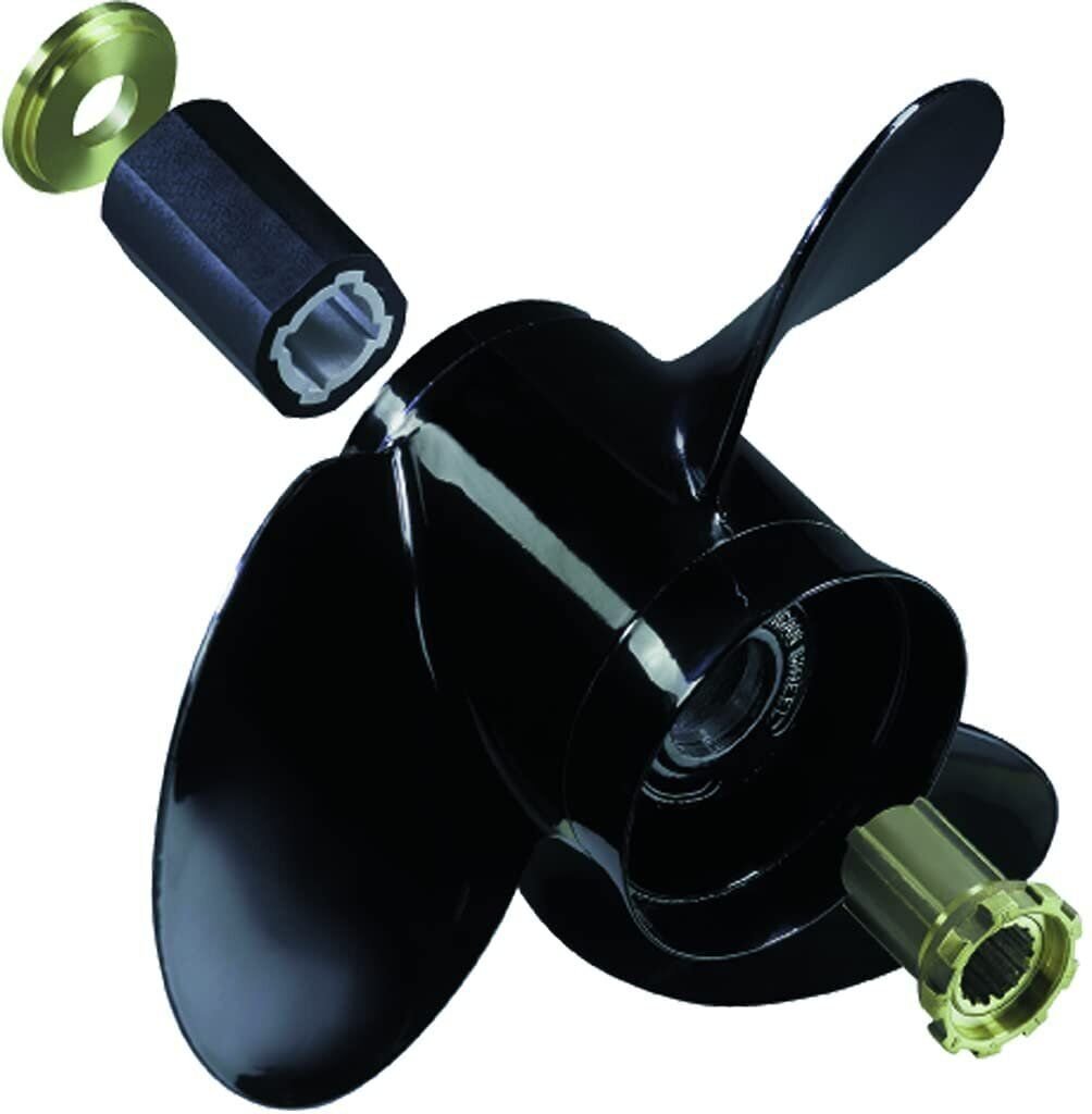 Michigan Vortex 3-Blade Prop, Exchangeable Hub / Aluminum, 10.125 dia x 12, RH