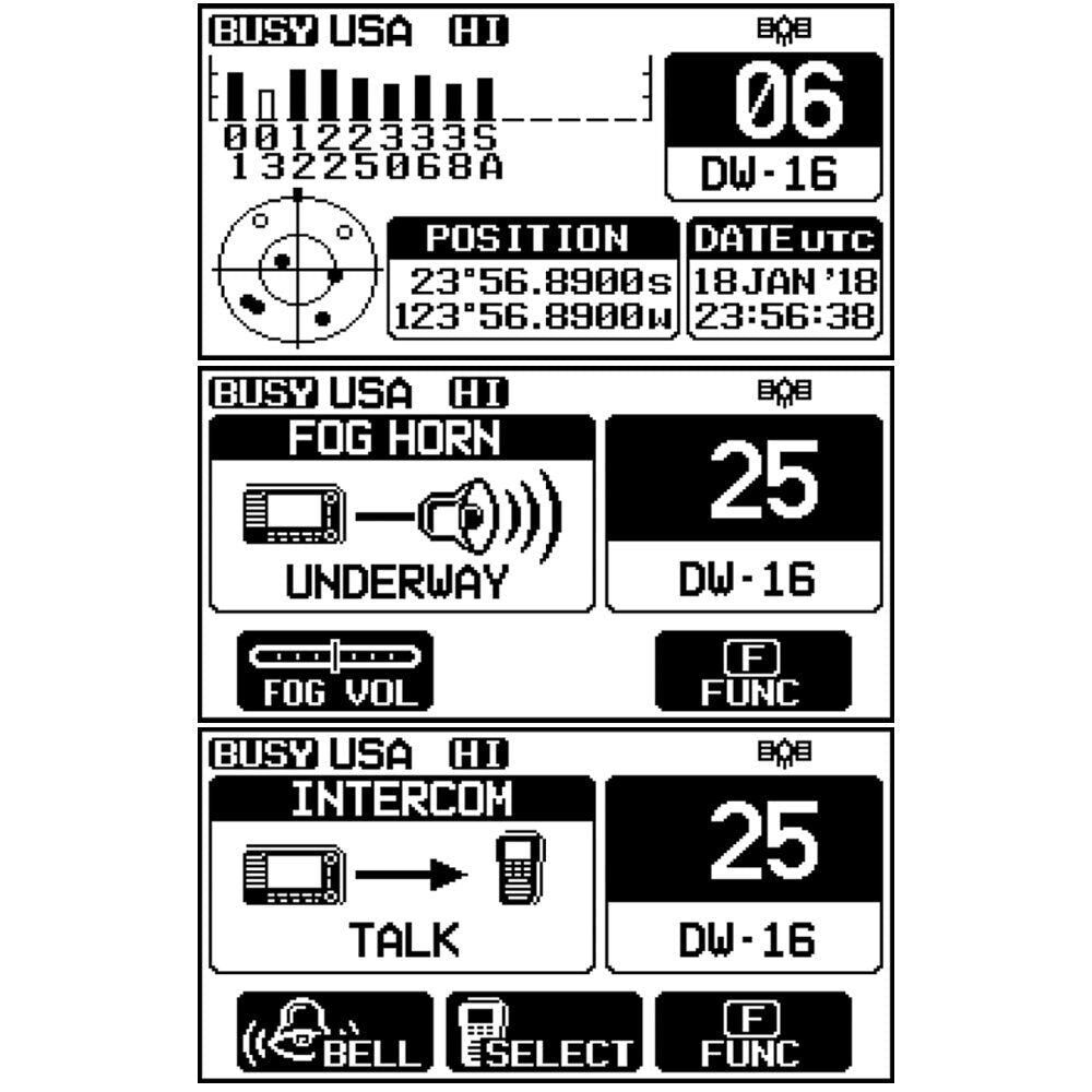 Marine VHF Fixed Standard Horizon GX2400B  VHF/GPS/AIS/NMEA 2000 w/ 30W Hailer