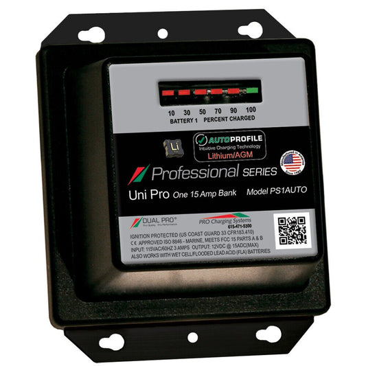 Dual Pro PS1AUTO Ps1 Auto 15a - 1-bank Lithium/agm Battery Charger