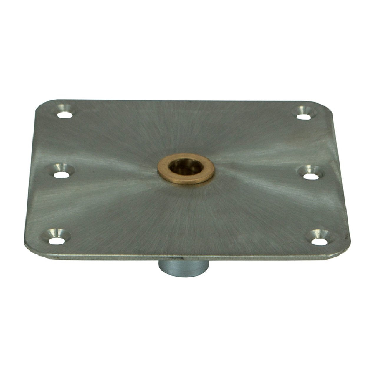Springfield KingPin™ Standard Square Steel Base w/Brass - 7"x7"