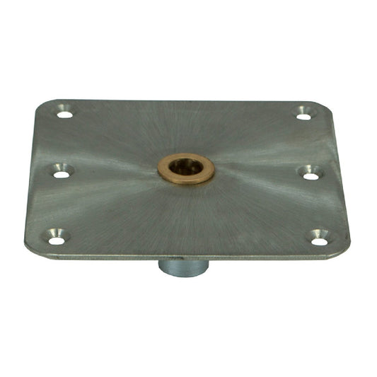 Springfield KingPin™ Standard Square Steel Base w/Brass - 7"x7"