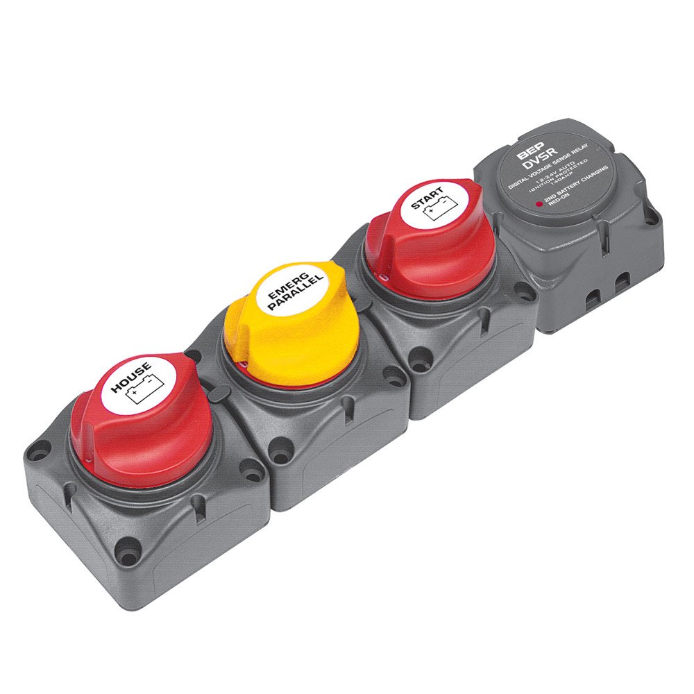 BEP Horizontal Battery Distribution Cluster f/Single Engine w/Two Battery