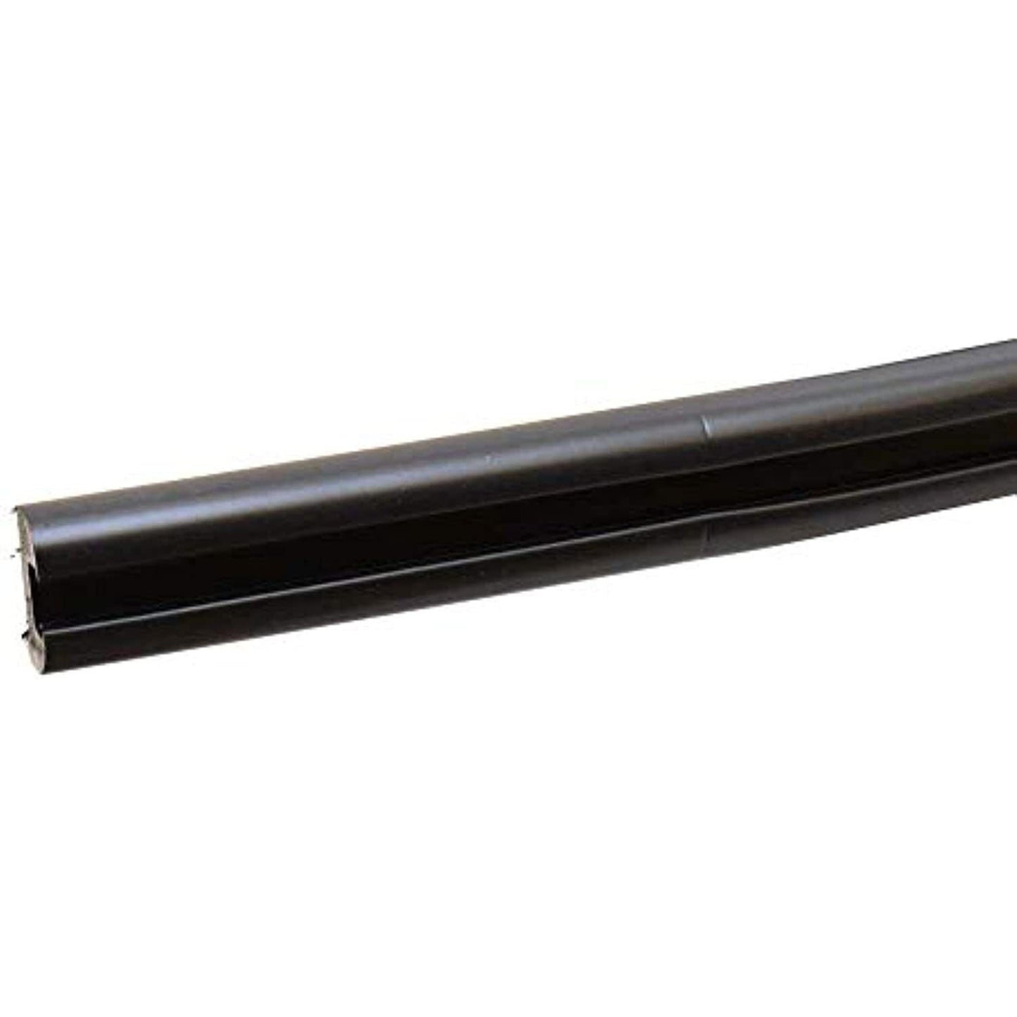 TACO Flex Vinyl Rub Rail Kit - Black w/Black Insert - 50' - 1-1/4"