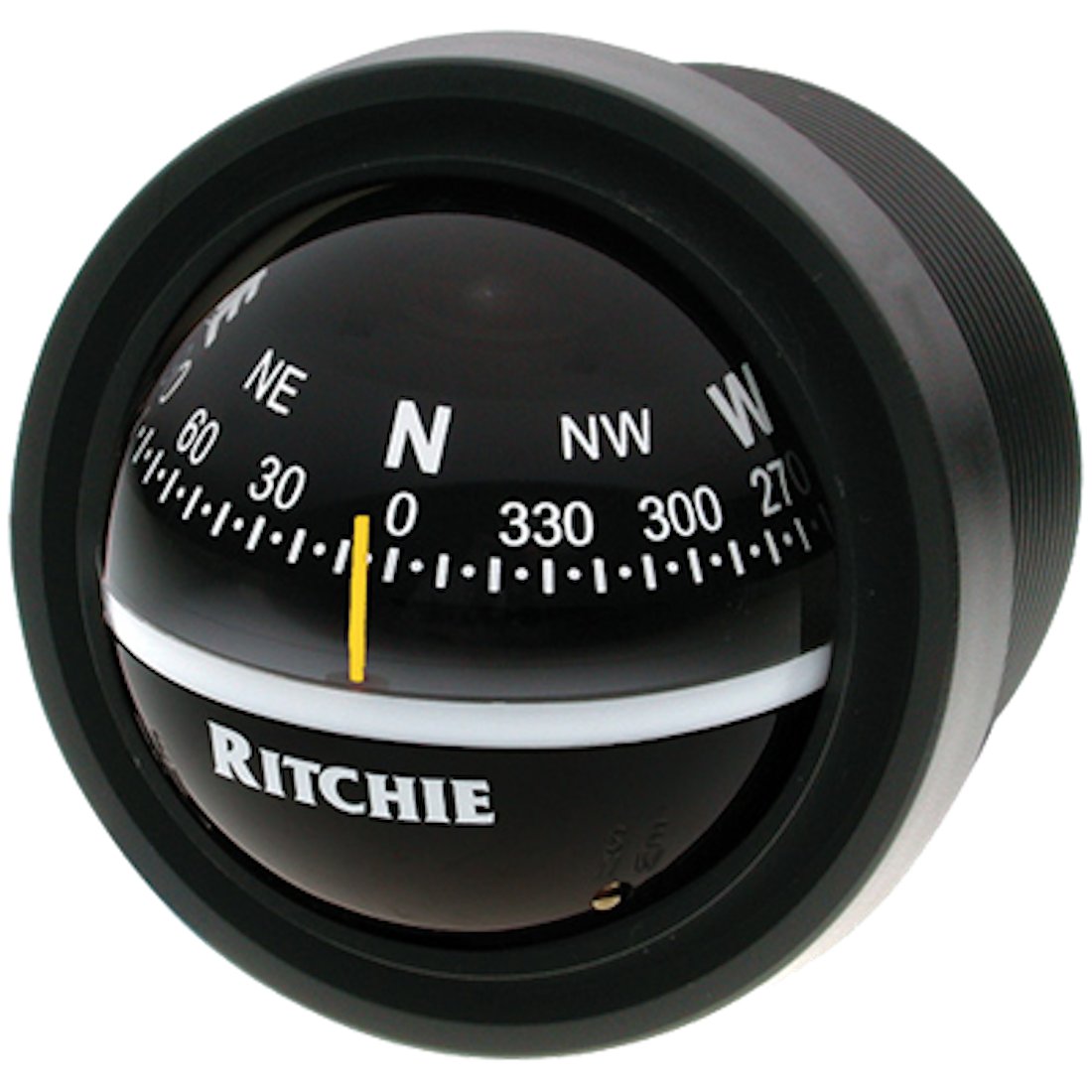 Ritchie V-57.2 Explorer Compass - Boat Dash Mount - Black