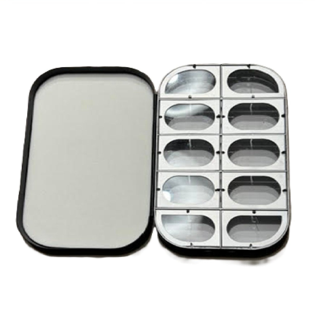 Okuma Classic Aluminum Fly Fishing Tackle Box with 10 Compartments Fly Box BM1