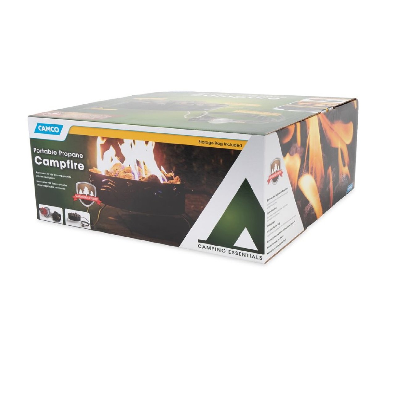 Camco Portable Propane Campfire with Storage Bag