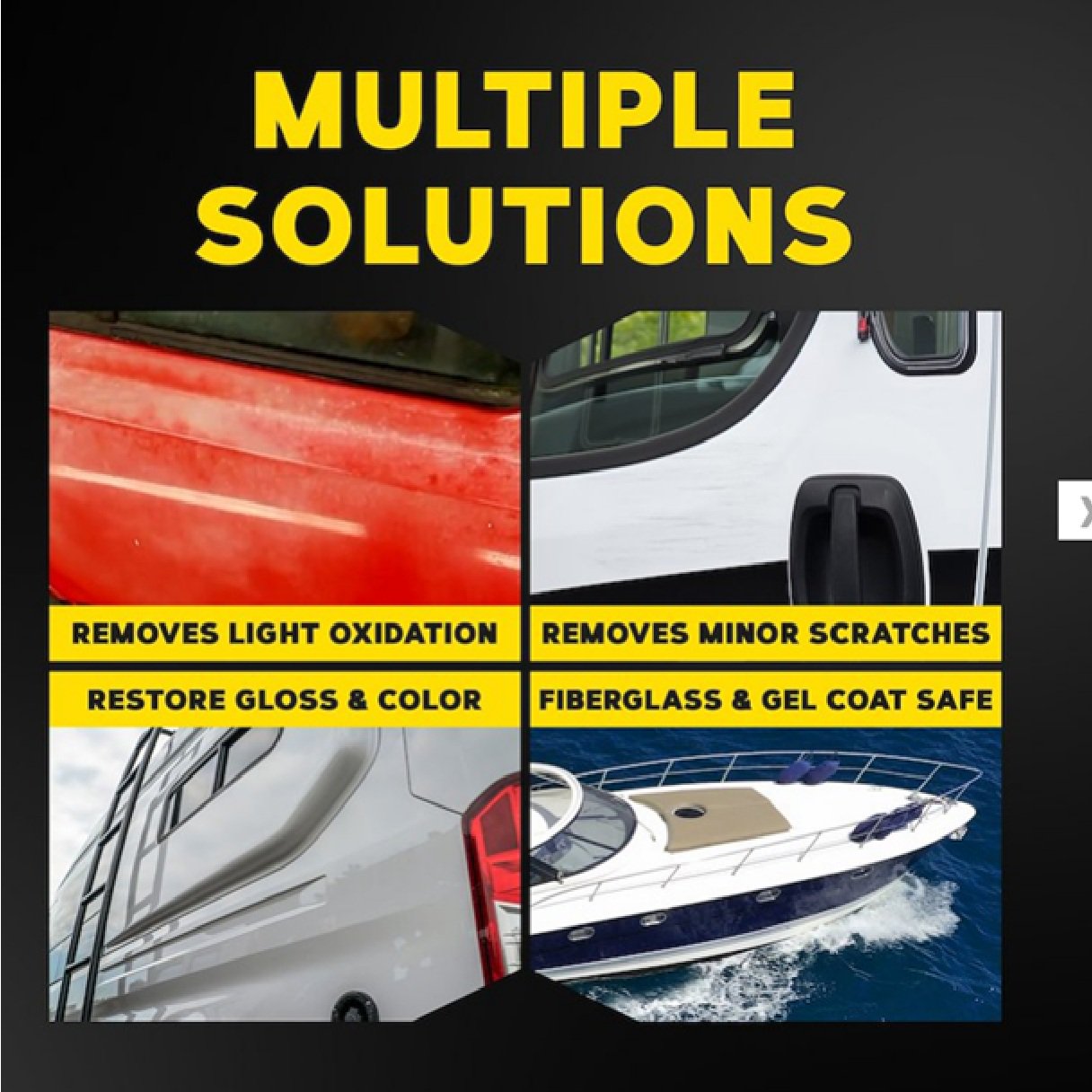 Meguiar's #50 Boat/RV One Step Cleaner Wax - Liquid 1 Gallon (M5001)
