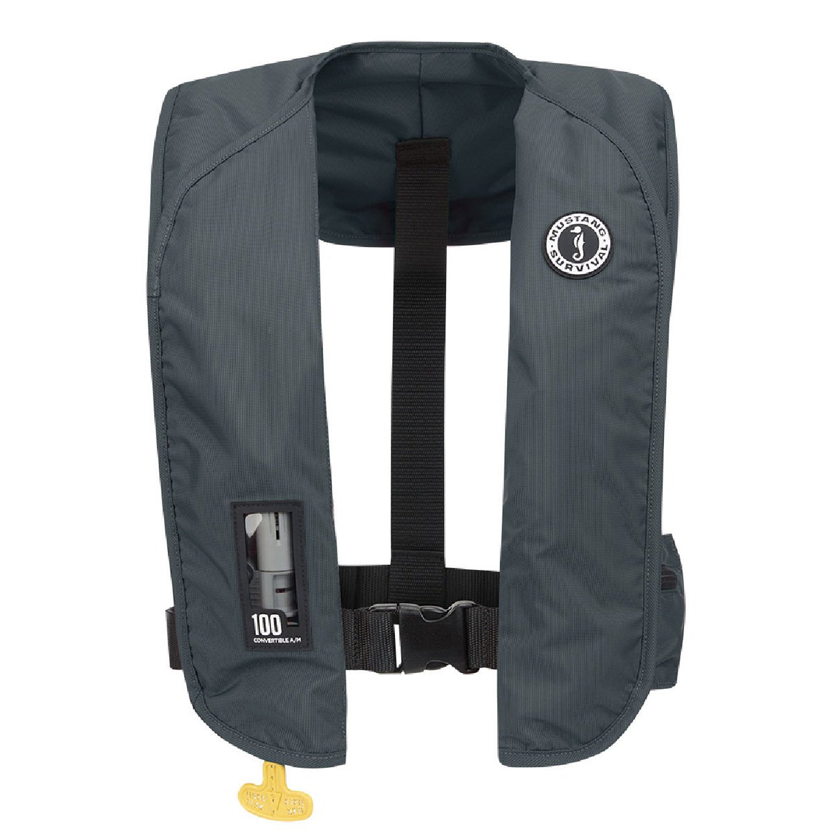 Mustang MIT 100 Convertible Inflatable PFD - Admiral Grey