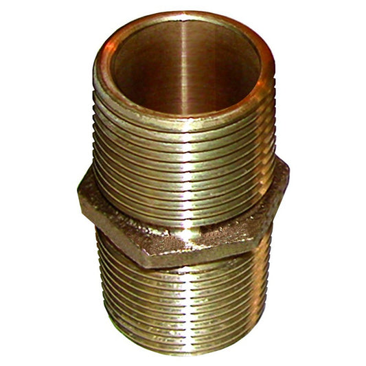 GROCO Bronze Pipe Nipple - 3" NPT Boat/Marine Plumbing PN-3000