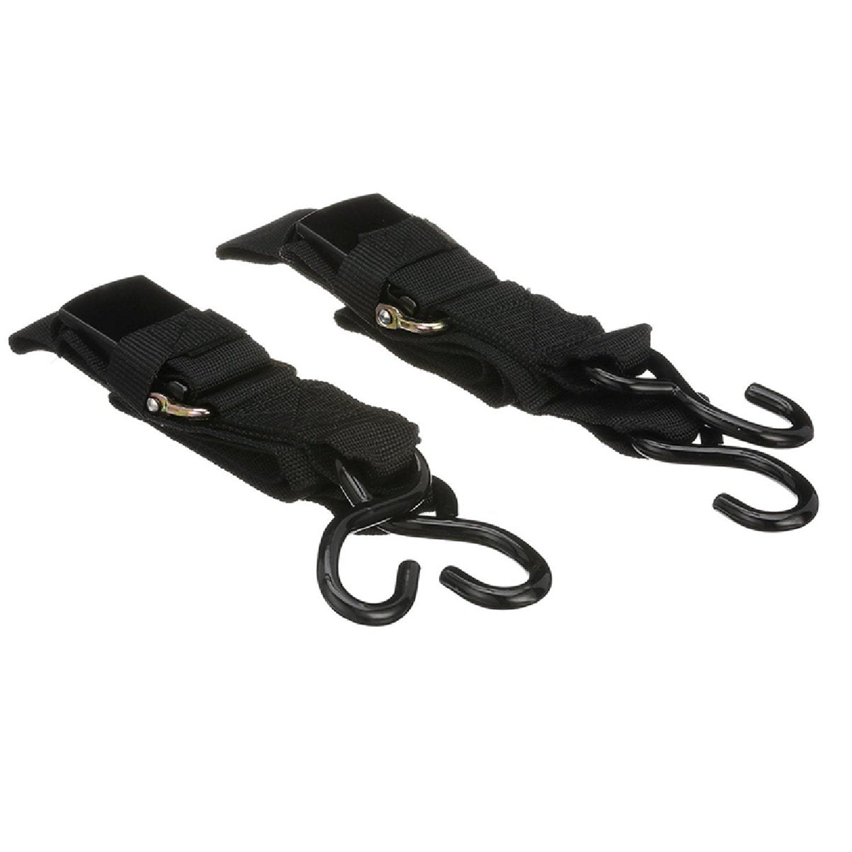 Attwood Quick-Release Boat Trailer Transom Tie-Down Straps 2" x 4' Pair