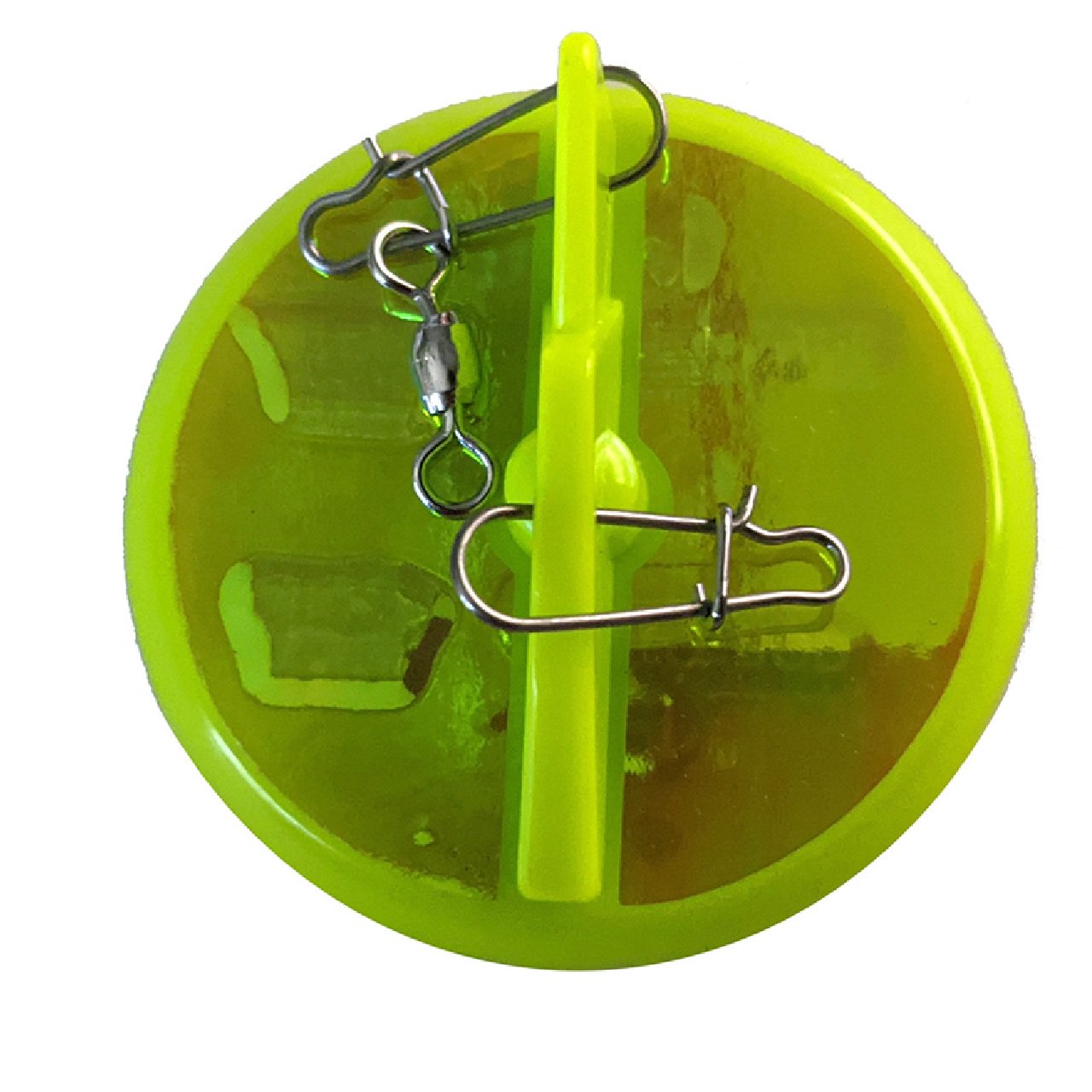 Luhr-Jensen 2-1/4" Dipsy Diver - Chartreuse/Silver Bottom Moon Jelly